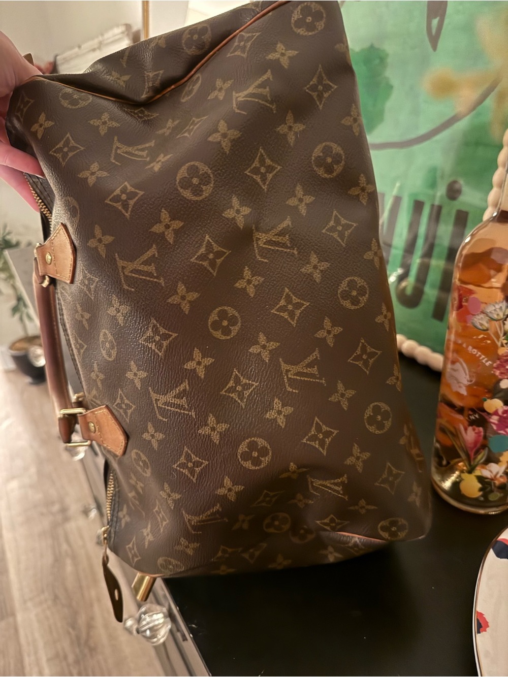 Vintage Louis Vuitton Speedy 35 mono, original owner, GUC - Picture 6 of 8